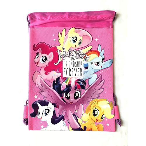  Party Favors My Little Pony My Little Pony Wallet-Passport Bag- String Sling Tote Bag Backpack