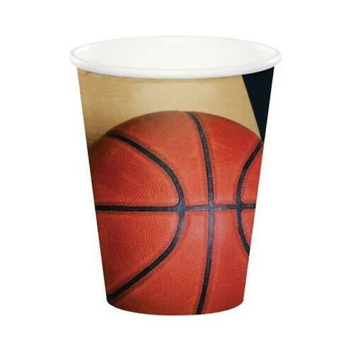  Party at lewis Sports Fanatic Basketball 9oz HotCold Cups , 4PK
