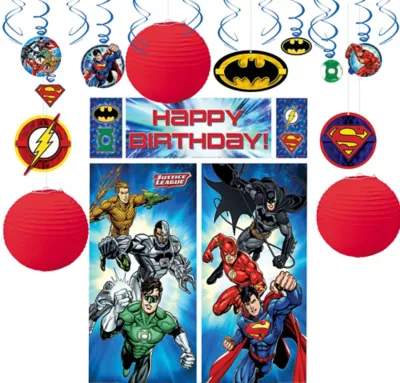 PartyCity Justice League Decorating Kit