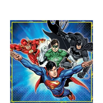 PartyCity Justice League Lunch Napkins 16ct