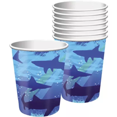 PartyCity Shark Cups 8ct