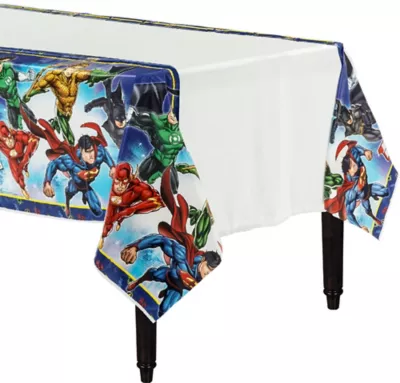 PartyCity Justice League Table Cover