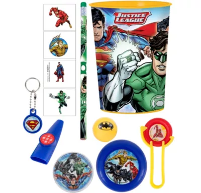 PartyCity Justice League Super Favor Kit for 8 Guests