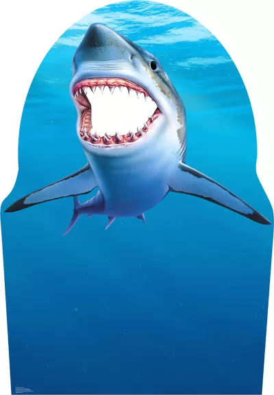 PartyCity Shark Photo Standee