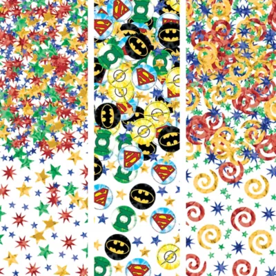 PartyCity Justice League Birthday Confetti