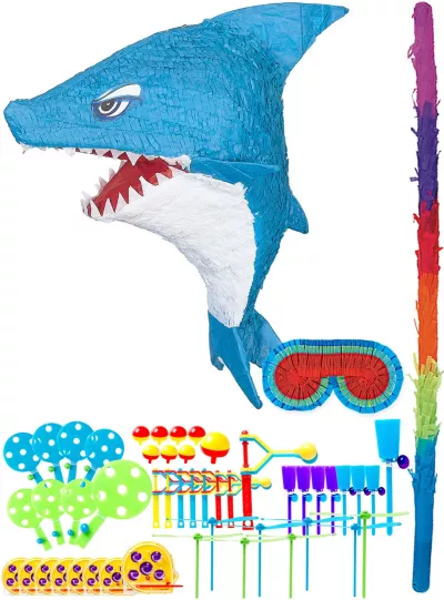 PartyCity Shark Pinata Kit with Favors