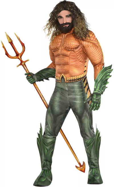 PartyCity Mens Aquaman Costume - Aquaman