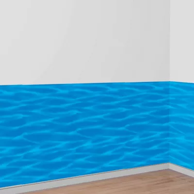 PartyCity Blue Ocean Room Roll