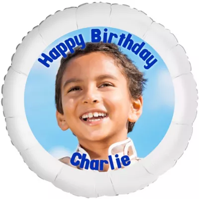  PartyCity Custom Boy Birthday Photo Balloon