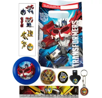 PartyCity Transformers Basic Favor Kit for 8 Guests