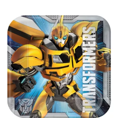 PartyCity Transformers Dessert Plates 8ct