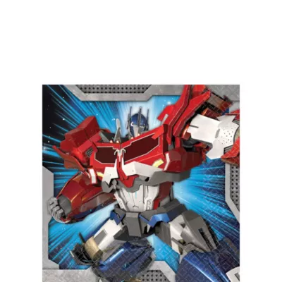  PartyCity Transformers Beverage Napkins 16ct