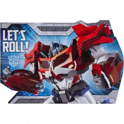 PartyCity Transformers Invitations 8ct