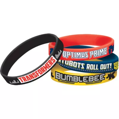 PartyCity Transformers Wristbands 4ct