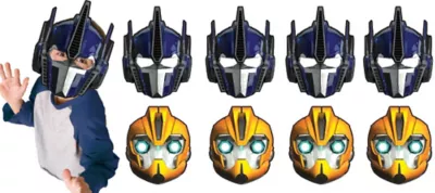 PartyCity Transformers Masks 8ct