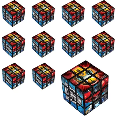 PartyCity Transformers Puzzle Cubes 24ct