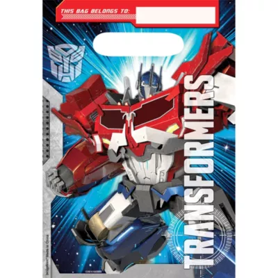 PartyCity Transformers Favor Bags 8ct