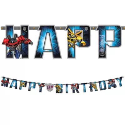 PartyCity Transformers Birthday Banner