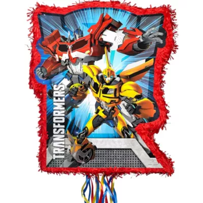 PartyCity Pull String Red Transformers Pinata