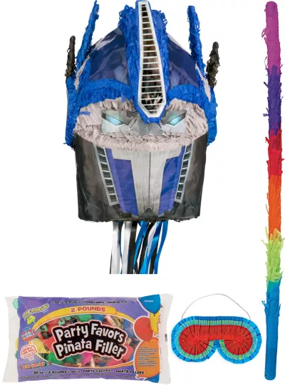 PartyCity Optimus Prime Pinata Kit with Candy & Favors - Transformers