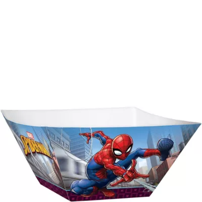 PartyCity Spider-Man Webbed Wonder Serving Bowls 3ct