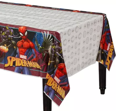 PartyCity Spider-Man Webbed Wonder Table Cover