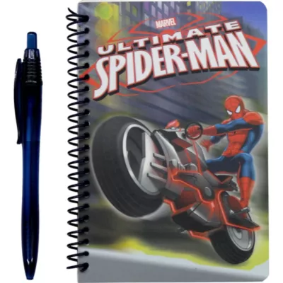 PartyCity Spider-Man Notebook with Pen