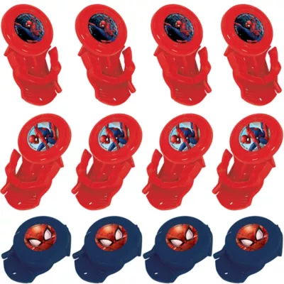 PartyCity Spider-Man Webbed Wonder Disc Shooters 12ct