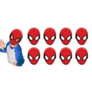 PartyCity Spider-Man Masks 8ct