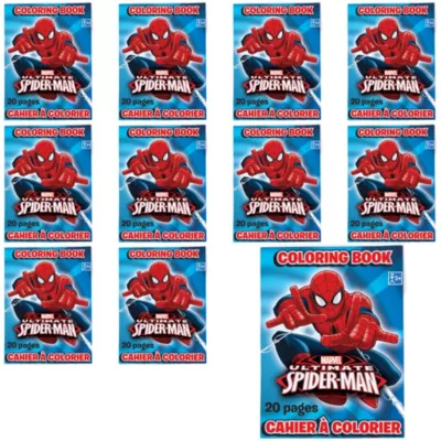 PartyCity Spider-Man Coloring Books 48ct