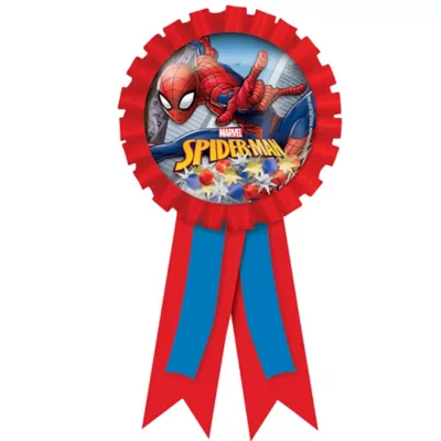 PartyCity Spider-Man Webbed Wonder Award Ribbon