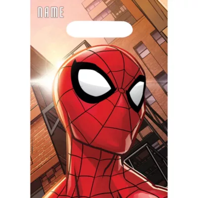 PartyCity Spider-Man Webbed Wonder Favor Bags 8ct