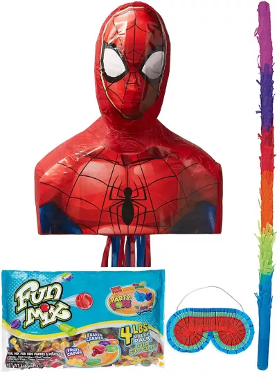 PartyCity Webbed Wonder Spider-Man Pinata Kit