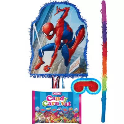 PartyCity Blue Spider-Man Pinata Kit