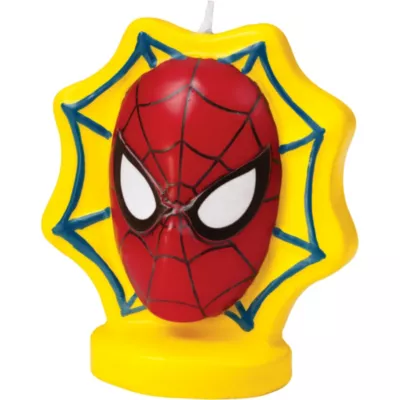 PartyCity Wilton Spider-Man Candle 3in