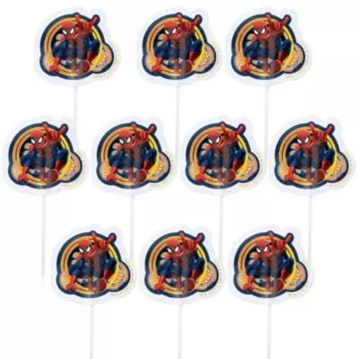 PartyCity Wilton Spider-Man Fun Picks 24ct