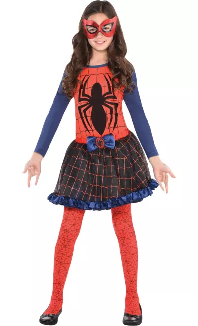 PartyCity Girls Spider-Girl Costume