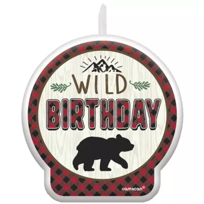  PartyCity Little Lumberjack Birthday Candle