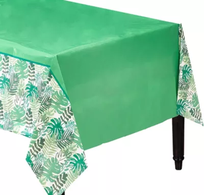  PartyCity Tropical Leaves Table Cover