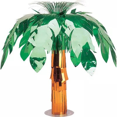 PartyCity Metallic Palm Tree Centerpiece