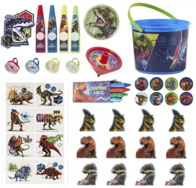 PartyCity Jurassic World Ultimate Favor Kit for 8 Guests