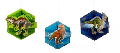  PartyCity Jurassic World Honeycomb Balls 3ct