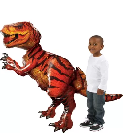 PartyCity Giant Gliding T-Rex Balloon - Jurassic World