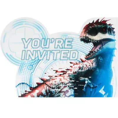 PartyCity Jurassic World Invitations 8ct
