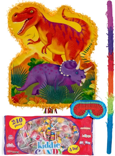 PartyCity Pull String Prehistoric Dinosaurs Pinata Kit