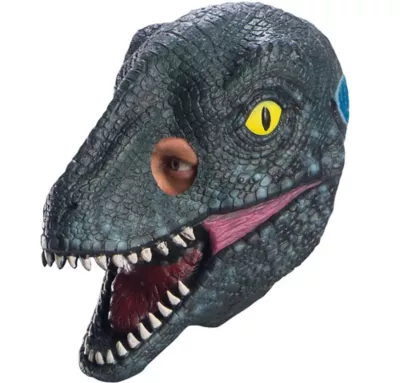PartyCity Adult Blue Mask - Jurassic World: Fallen Kingdom