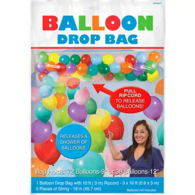 PartyCity Balloon Drop Bag