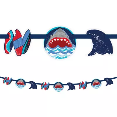 PartyCity Fierce Shark Banner