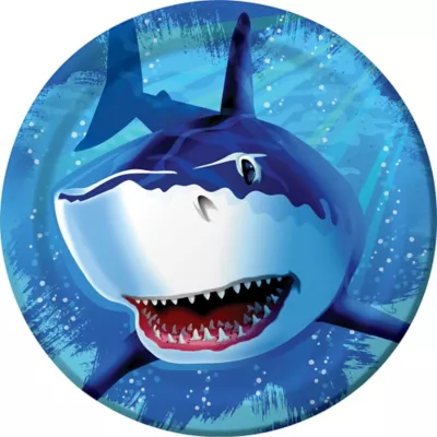 PartyCity Shark Lunch Plates 8ct