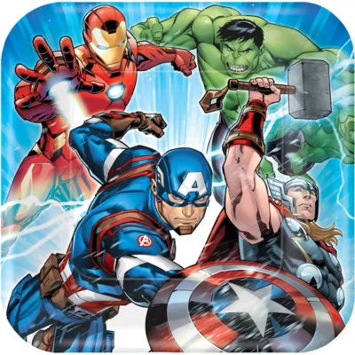 PartyCity Avengers Lunch Plates 8ct